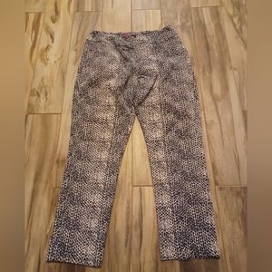Snake print pants